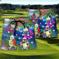 Golf Turtle Playing Golf I'd Tap That Funny Beach Shorts For Tropical Coastal Getaways