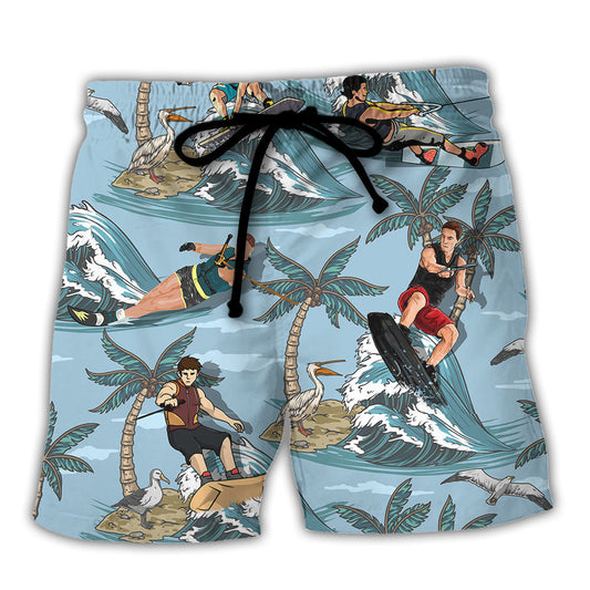 Coastal Water Skiing Beach Shorts For Coastal Adventures And Everyday Comfort