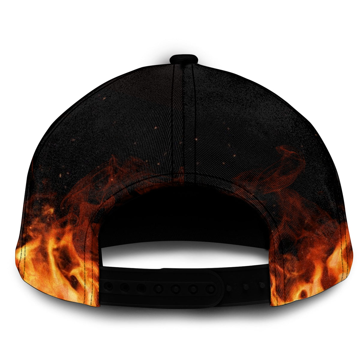 Skull On Fire Flame Classic Cap For Everyday Outfits Coastal Travel And Gift Giving