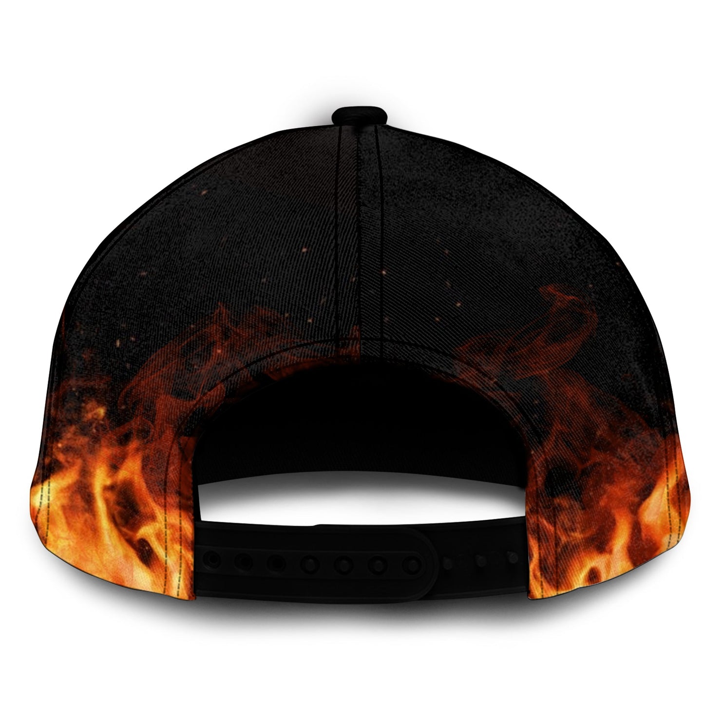 Skull On Fire Flame Classic Cap For Everyday Outfits Coastal Travel And Gift Giving