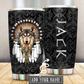 Native Wolf Dreamcatcher Black Personalized 20 Oz Tumbler For Coffee Travel And Daily Drinks