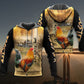 Farm Chickens Rooster Stronger Hoodie For Farm Lovers Outdoor Trips And Comfortable Casual Style