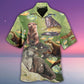 Otter Busy Fishing Day Hawaiian Shirt For Beach Parties And Weekend Getaways