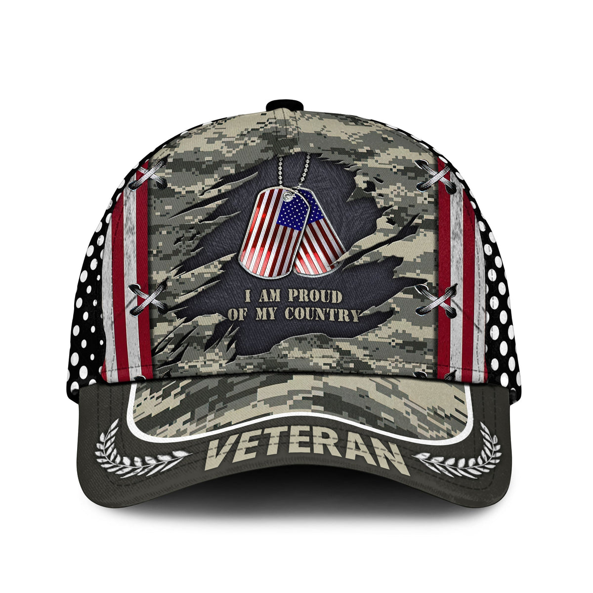 Veteran Camo Classic Cap For Weekend Outings Holidays And Thoughtful Gifting