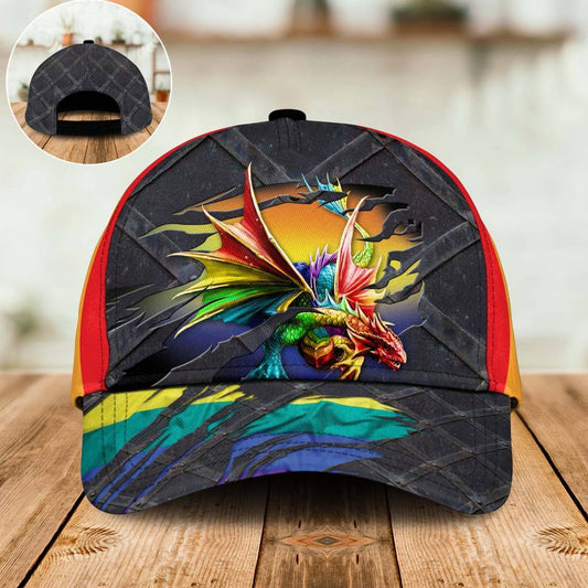 LGBT Dragon Iron Classic Cap For Casual Styling Beach Days And Weekend Adventures