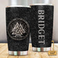 Viking Sign Black Personalized 20 Oz Tumbler For Coffee Travel And Daily Drinks