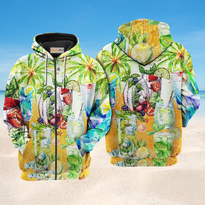 Mojito Summer Vibe Hoodie For Casual Outfits Outdoor Trips And Comfortable Layering