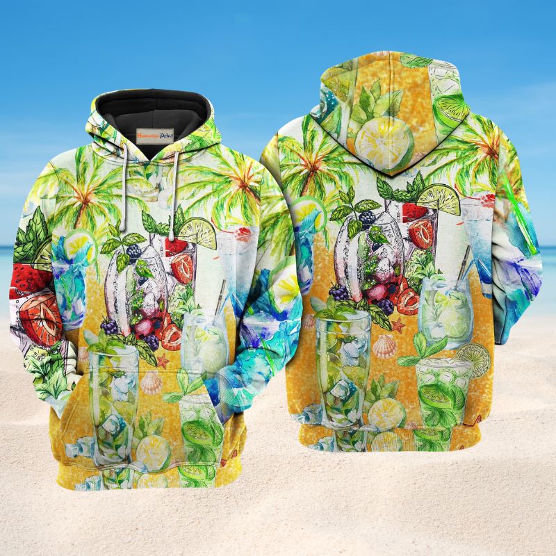 Mojito Summer Vibe Hoodie For Casual Outfits Outdoor Trips And Comfortable Layering