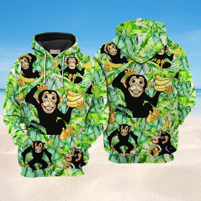 Monkey Loves Banana Hoodie For Weekend Trips Relaxed Outfits And Thoughtful Gifting