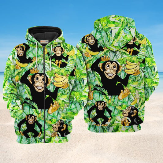 Monkey Loves Banana Hoodie For Weekend Trips Relaxed Outfits And Thoughtful Gifting