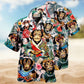 Monkey Smile Hawaiian Shirt For Island Vacations, Resort Wear, And Relaxed Seasonal Style