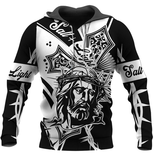Detailed Faith Inspired Hoodie For Spiritual Gatherings Casual Outfits And Thoughtful Gifts
