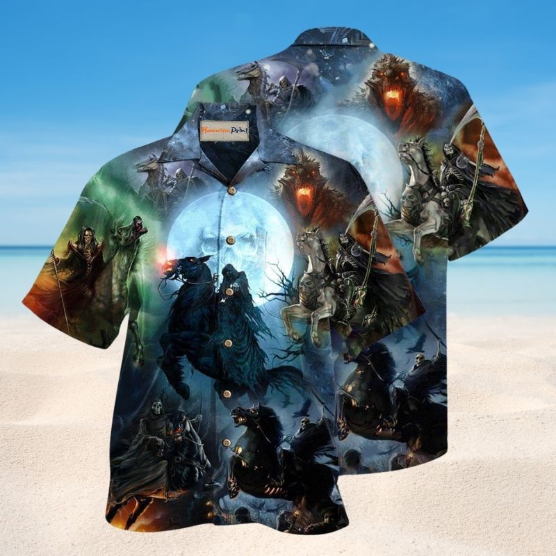 Monster You Needed Hawaiian Shirt For Vacation Adventures Beach Events And Relaxed Warm Weather Style