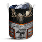 Moose Background Nice Style Laundry Basket For Bathroom Bedroom Storage