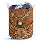 Moose Rattan Texture Cute Laundry Basket For Bathroom Bedroom Storage
