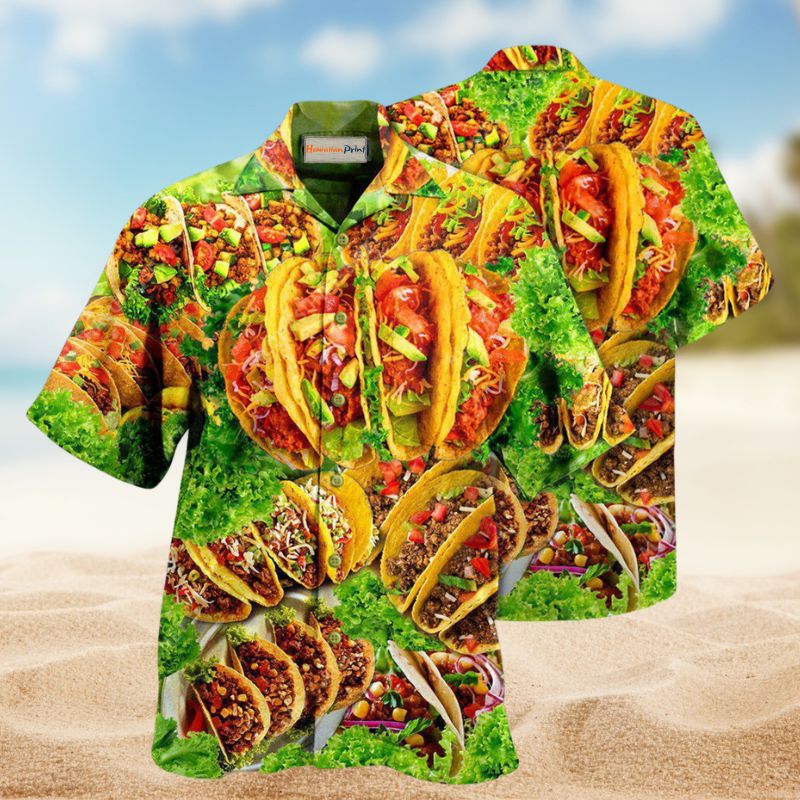 More Tacos Por Favor Hawaiian Shirt For Island Getaways Beach Parties And Comfortable Vacation Style