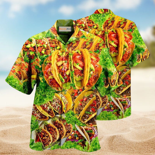 More Tacos Por Favor Hawaiian Shirt For Island Getaways Beach Parties And Comfortable Vacation Style