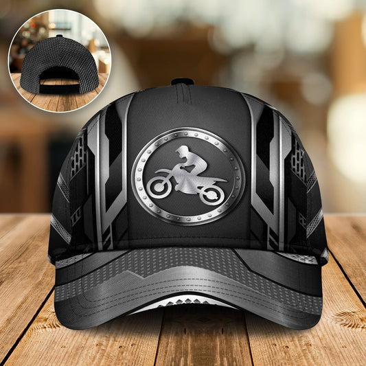 Motorcycle Black And White Style Personalized Classic Cap For Summer Activities Vacations And Comfortable Daily Wear