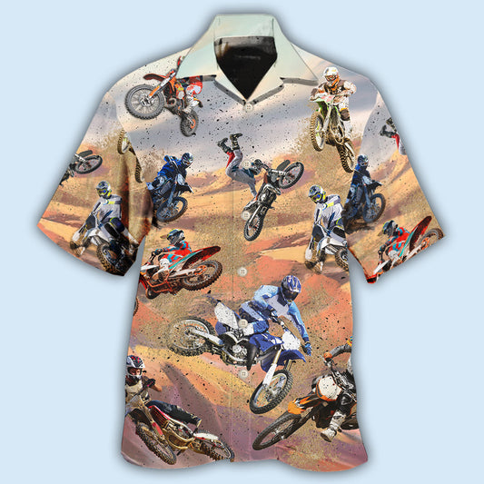 Motocross That'S Hawaiian Shirt For Tropical Holidays, Outdoor Gatherings, And Everyday Comfort
