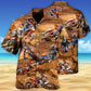 Motocross Racing Hawaiian Shirt For Automotive Enthusiasts, Coastal Trips, And Casual Warm Weather Style