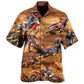 Motocross Racing Hawaiian Shirt For Automotive Enthusiasts, Coastal Trips, And Casual Warm Weather Style