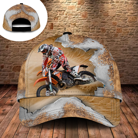 Motocross Break Classic Cap For Summer Vacations Parties And Outdoor Events