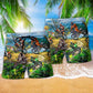 Motorsport Life Is Better With Braap Hawaiian Beach Shorts For Vehicle Lover Vacation Wear