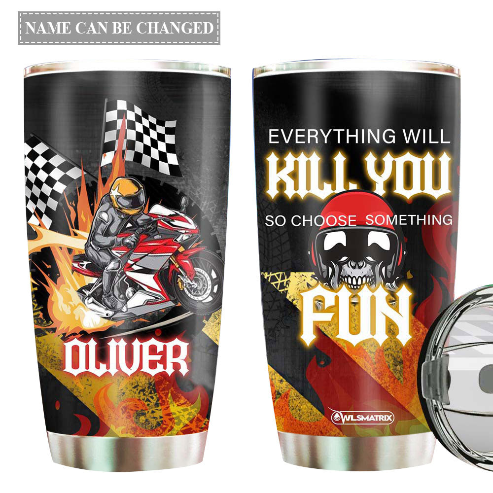 Car Racing Adventure Will You Personalized 20 Oz Tumbler For Coffee Travel And Daily Drinks