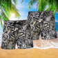 Motorcycle Bikers Don't Go Gray We Turn Chrome Beach Shorts For Vehicle Lover Vacation Wear