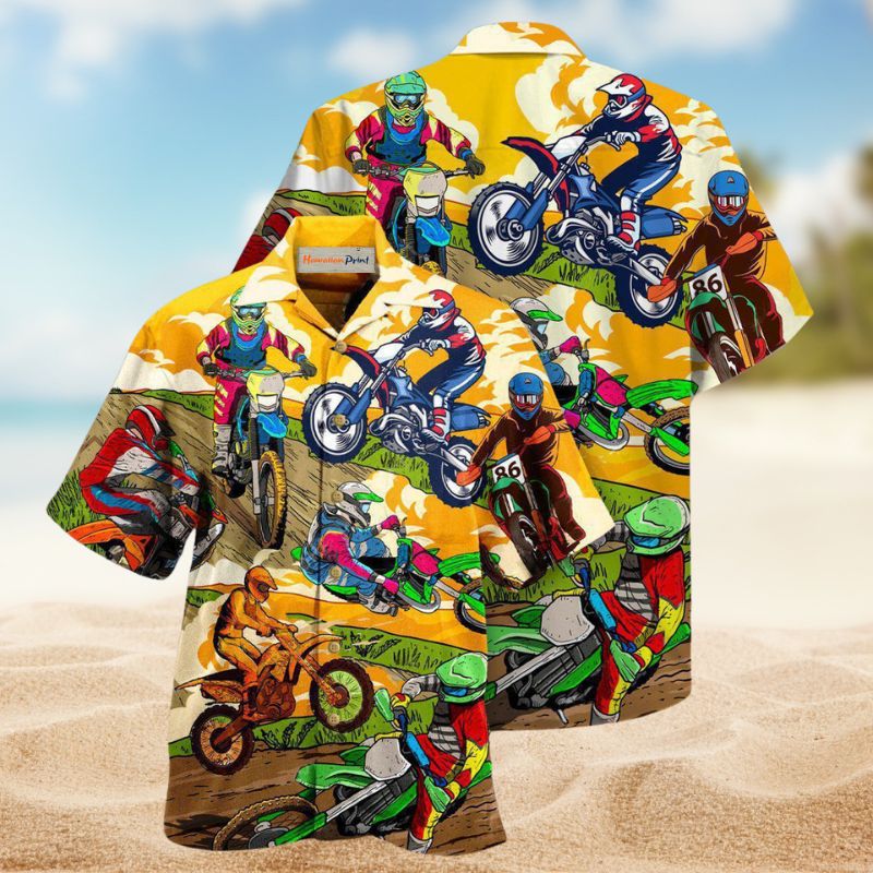 Motorcycle Risk Hawaiian Shirt For Road Trip Adventures, Resort Days, And Comfortable Everyday Wear