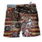 Motorcycle No Plans No Maps Just Ride Hawaiian Beach Shorts For Outdoor Adventures And Comfort