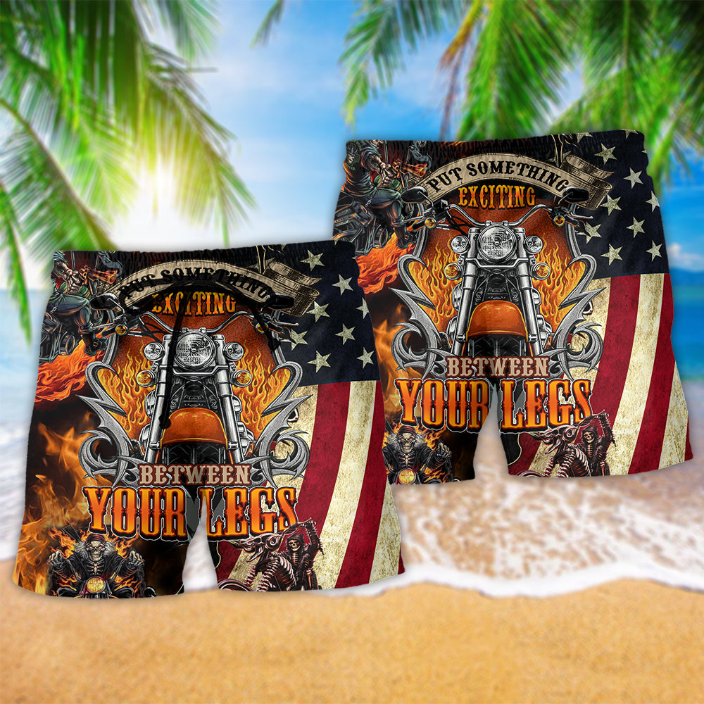 Motorcycle Put Something Exciting Between Your Beach Shorts For Racing Fans And Beach Days