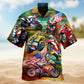Motorcycle Racing Hawaiian Shirt For Island Vacations, Resort Wear, And Relaxed Seasonal Style