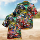 Motorcycle Racing Hawaiian Shirt For Island Vacations, Resort Wear, And Relaxed Seasonal Style