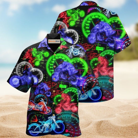 Motorcycle Ride Stay Home Hawaiian Shirt For Resort Trips, Coastal Parties, And Warm Weather Style