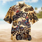 Motorcycle Therapy Ride Hawaiian Shirt For Beach Days, Summer Outings, And Thoughtful Gift Giving
