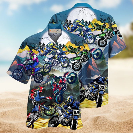 Motorcycle Complicated Ride Hawaiian Shirt For Resort Trips, Coastal Parties, And Warm Weather Style