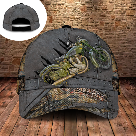 Motorcycle Ride And Live Today Classic Cap For Daily Outfits Festivals And Thoughtful Gift Giving