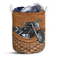 Motorcycles Rattan Texture Cool Laundry Basket For Bathroom Bedroom Storage