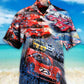 Car Racing Win Wreck Hawaiian Shirt Pattern View For Lightweight Everyday Style