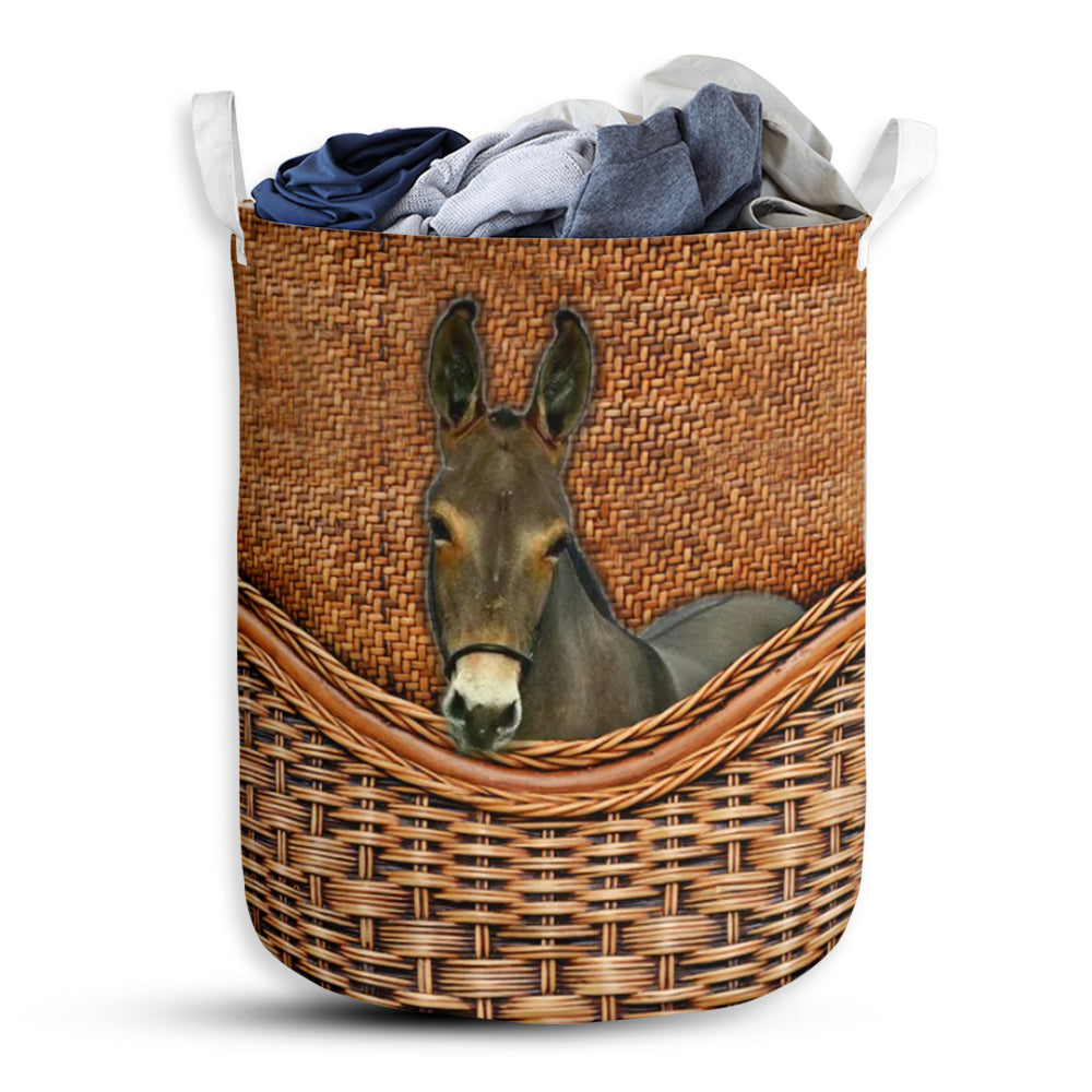 Mule Rattan Texture Awesome Laundry Basket For Bathroom Bedroom Storage
