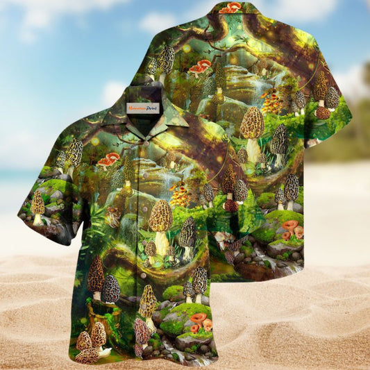 Mushroom Trust Morals Hawaiian Shirt For Resort Trips, Coastal Parties, And Warm Weather Style