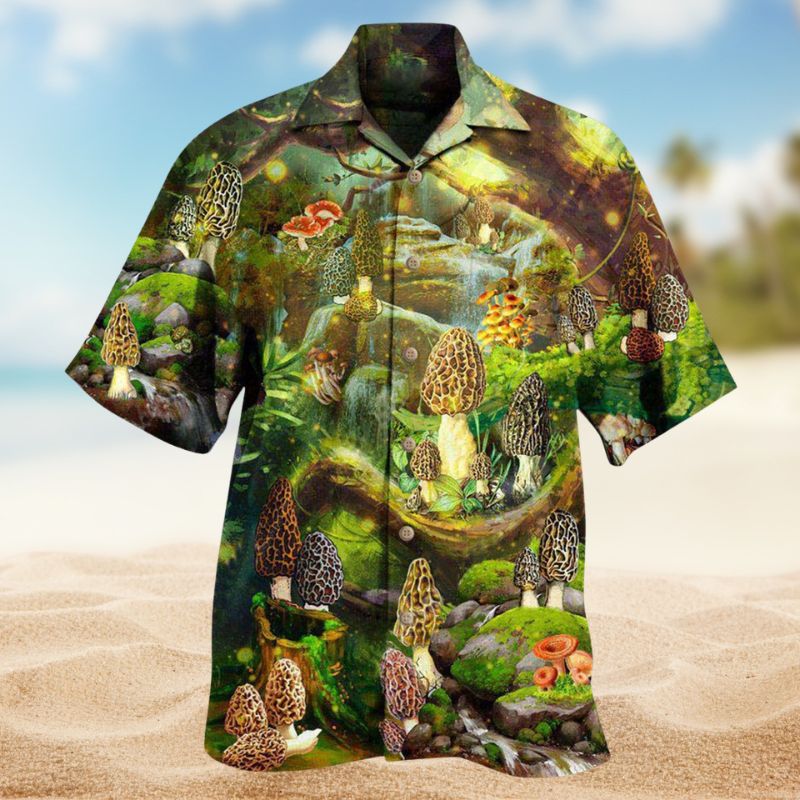 Mushroom Trust Morals Hawaiian Shirt For Resort Trips, Coastal Parties, And Warm Weather Style