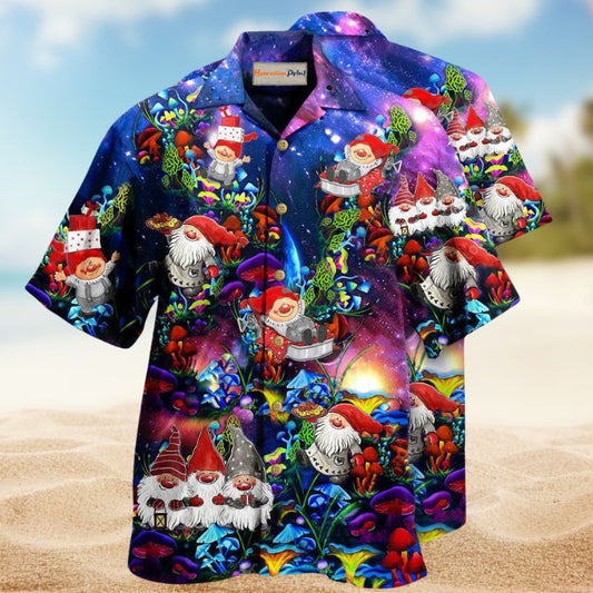 Mushroom World Hawaiian Shirt For Coastal Adventures Outdoor Gatherings And Casual Warm Weather Wear