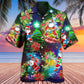Christmas Guitar Hawaiian Shirt With All Over Print For Summer Events Coastal Travel And Comfortable Styling