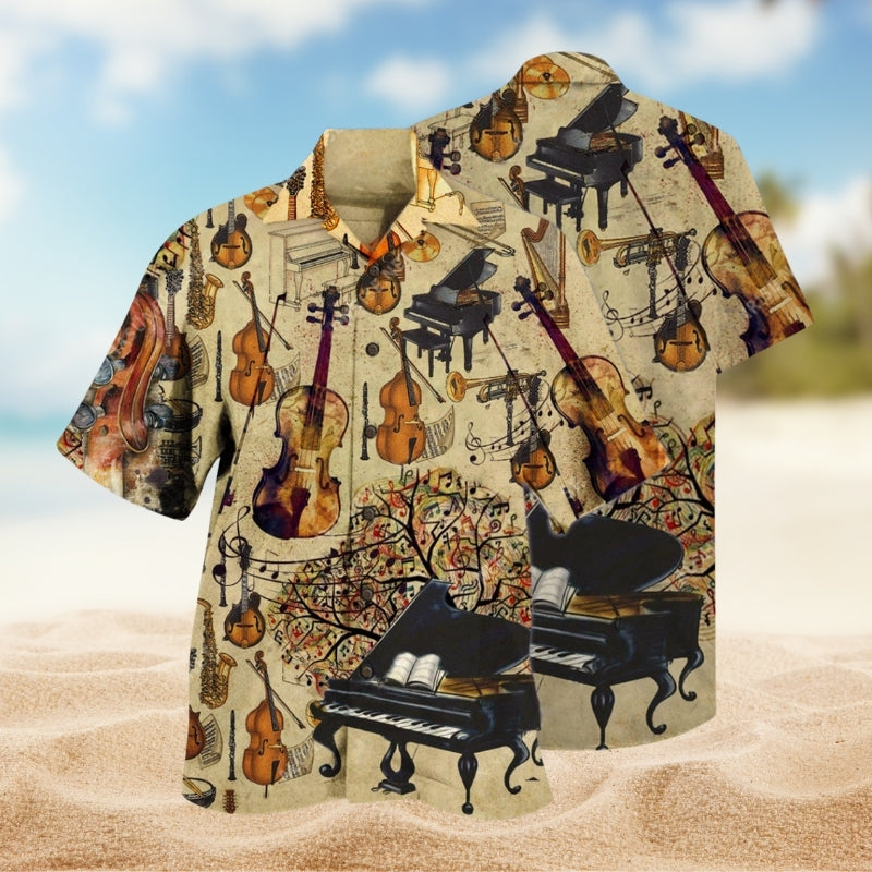 Gardening Dirt Hawaiian Shirt Tropical Styling View For Outdoor Gatherings