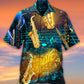 Saxophone Music Night Hawaiian Shirt For Poolside Relaxation And Sunny Getaways