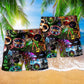 Music All You Need Is A Drum Kit Or Two Or Five Beach Shorts For Summer Festivals And Travel