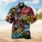Drum Kit Collection Hawaiian Shirt For Island Getaways Beach Parties And Comfortable Vacation Style