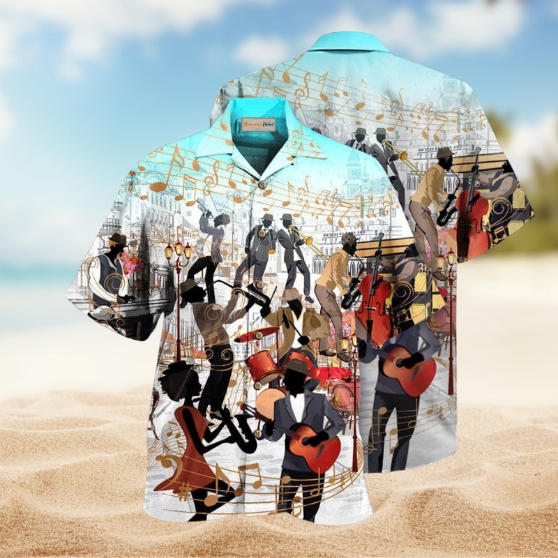 Music Jazz Lover Hawaiian Shirt For Vacation Adventures Beach Events And Relaxed Warm Weather Style